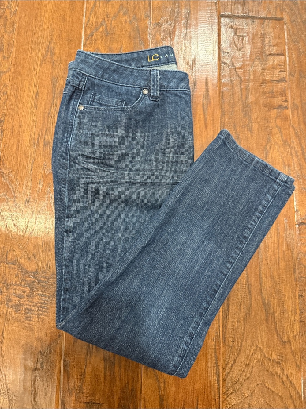 LC Lauren Conrad Dark Blue Skinny Jeans Ankle Length